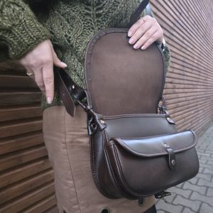 Torebka skórzana CHOCO SADDLE
